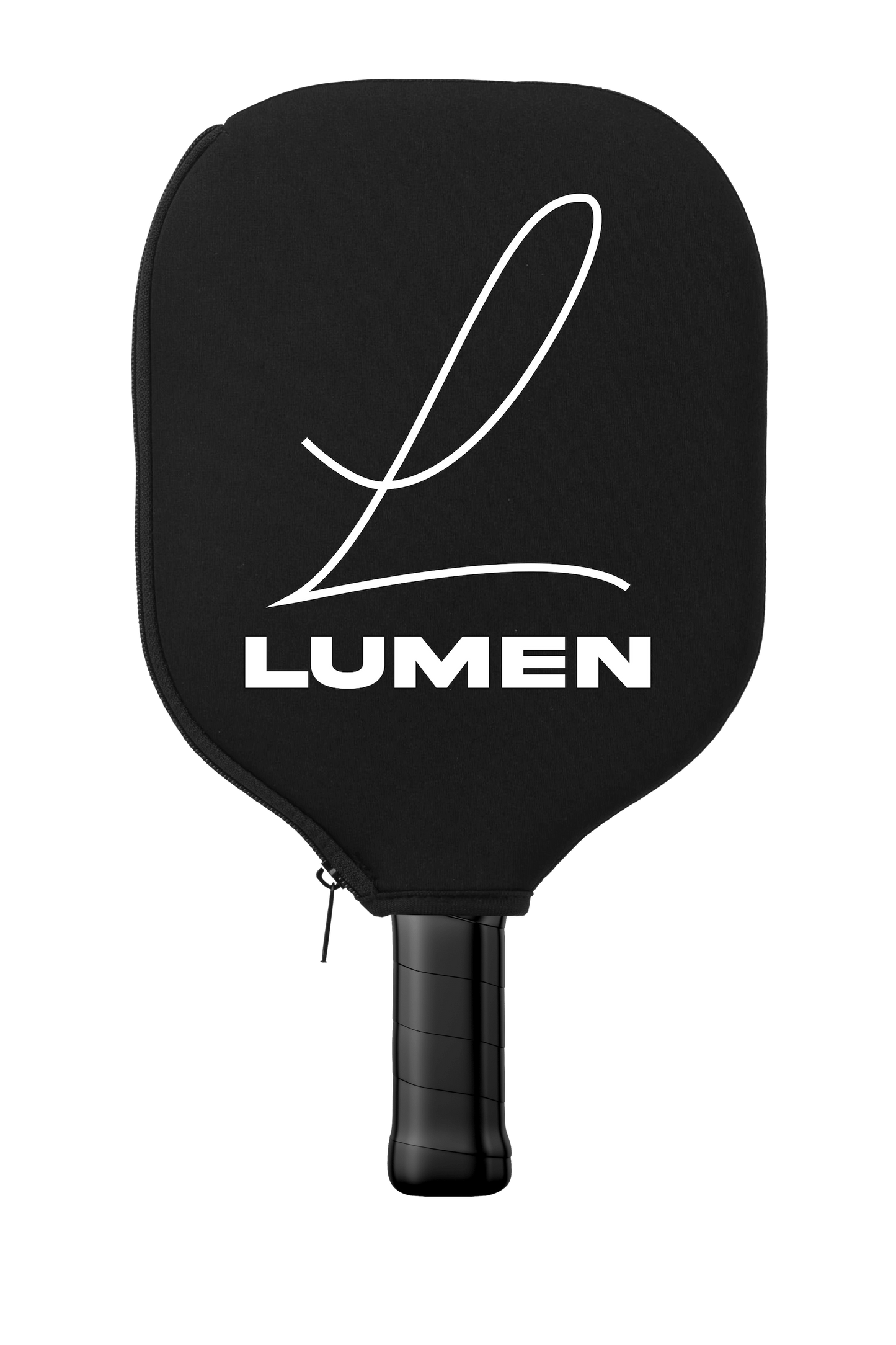 Lumen Paddles BlackmPickleball Paddle Cover - Front