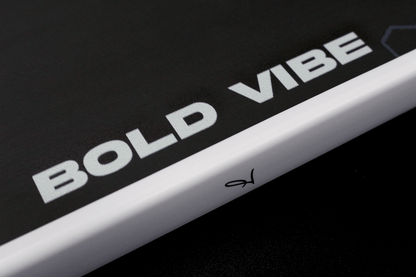 Bold Vibe pickleball paddle side logo