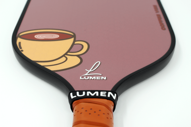 Coffee Vibe Pickleball Paddle - Mid Paddle View