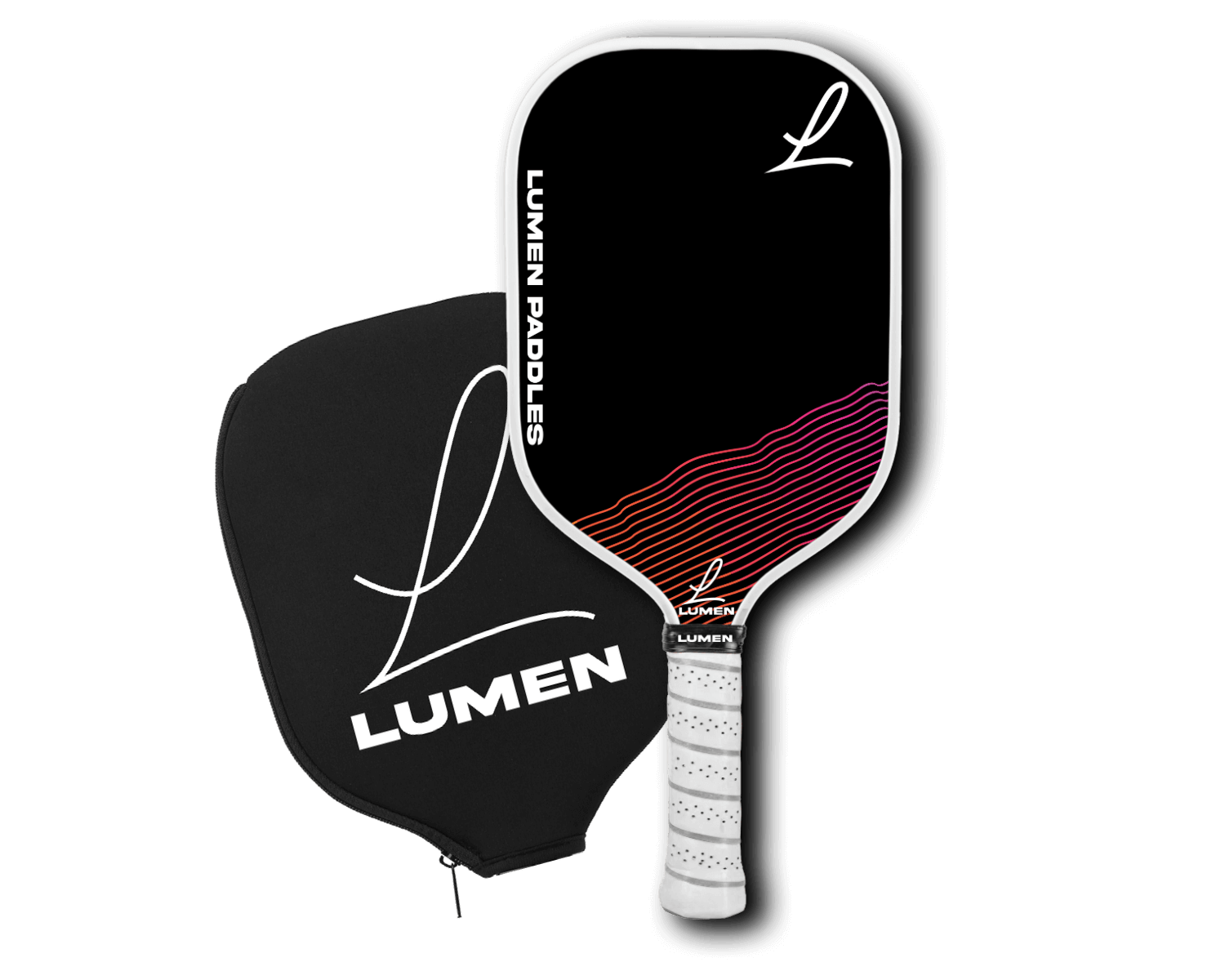 The Chill Vibe Thermoformed Pickleball Paddle and cover