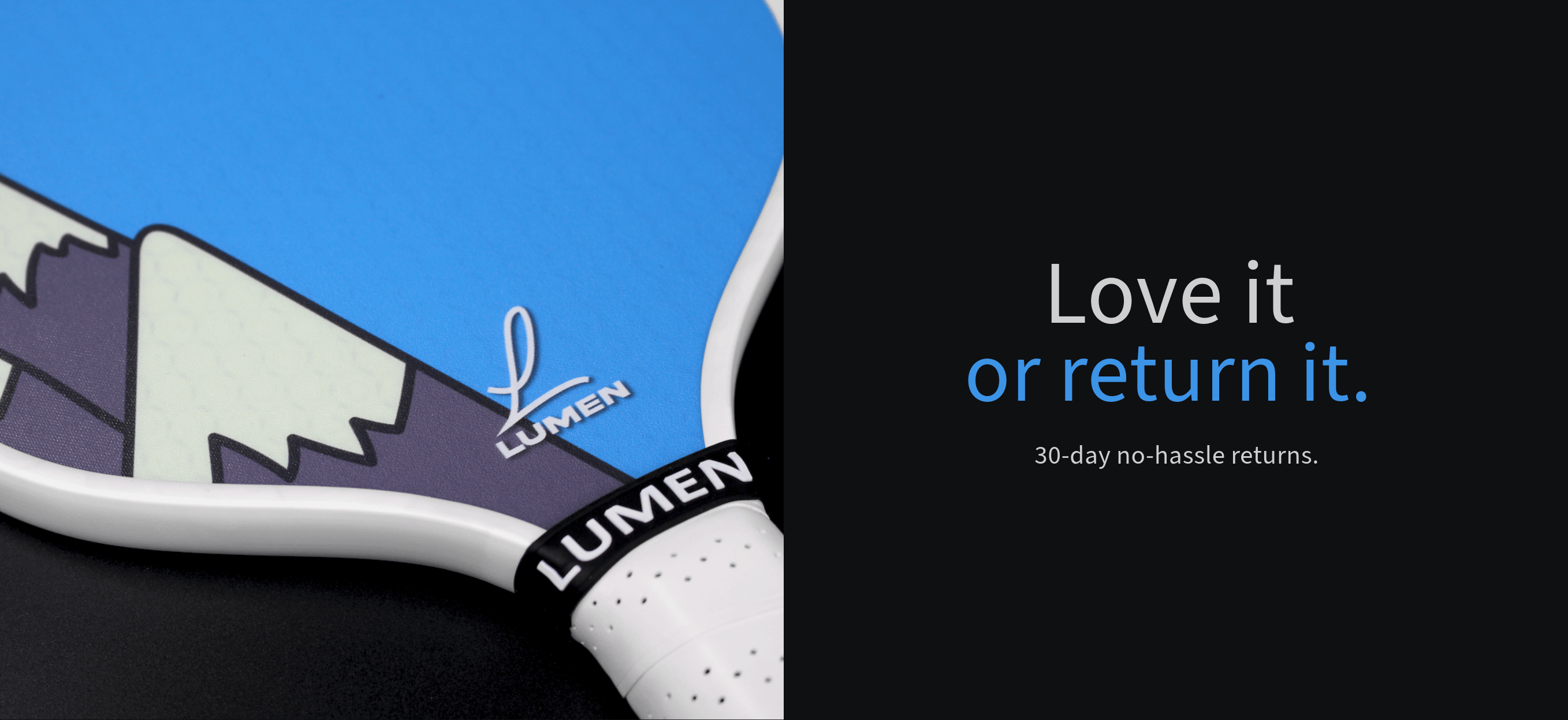 Lumen Paddles Customer Warranty Banner