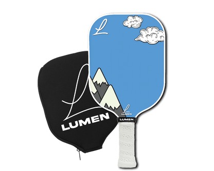Lumen Paddles Mountain Vibe Pickleball Paddle and Cover