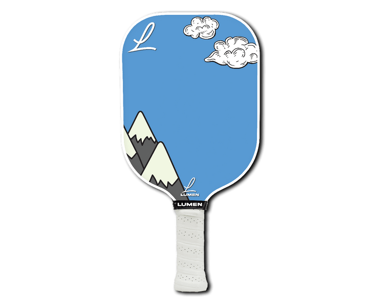 Coffee & Mountain Vibe Fiberglass Pickleball Paddle Set